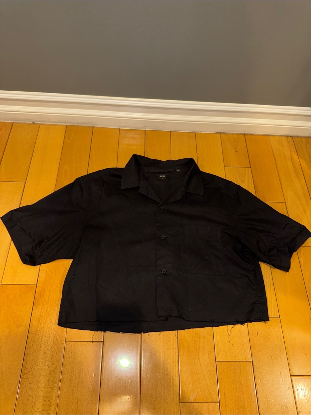 Cropped button down